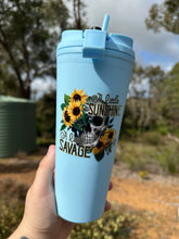 Load image into Gallery viewer, Double wall 24oz Thermos w/ Straw
