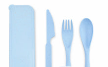 Load image into Gallery viewer, Wheatstraw Kids Travel Cutlery
