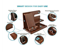 Load image into Gallery viewer, Deluxe Wooden Bedside Dock
